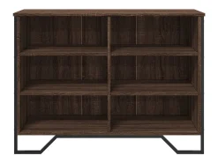 Aparador buffet cómoda mueble mueble de almacenaje organizador cocina salón salón 101 x 35,5 x 74,5 cm madera contrachapada marrón 02_0031159