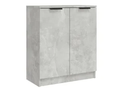 Aparador buffet cómoda mueble unidad de almacenamiento organizador cocina salón salón 3 piezas madera contrachapada gris 02_0037131