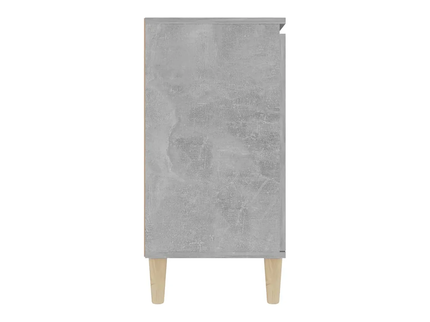 Aparador buffet cómoda mueble mueble de almacenaje organizador cocina salón salón 101 x 35 x 70 cm madera contrachapada gris 02_0031833