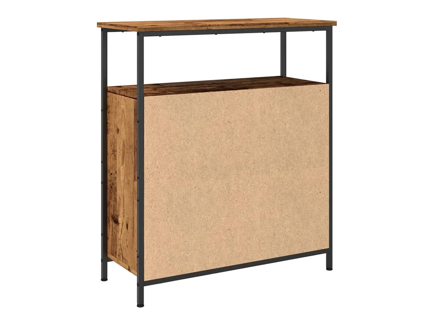 Aparador buffet cómoda mueble mueble de almacenaje organizador cocina salón salón madera vieja 70 x 30 x 80 cm madera contrachapada marrón 02_0036607