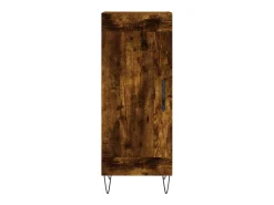 Aparador buffet cómoda mueble mueble de almacenaje organizador cocina salón salón 34,5 x 34 x 90 cm madera contrachapada marrón 02_0030886