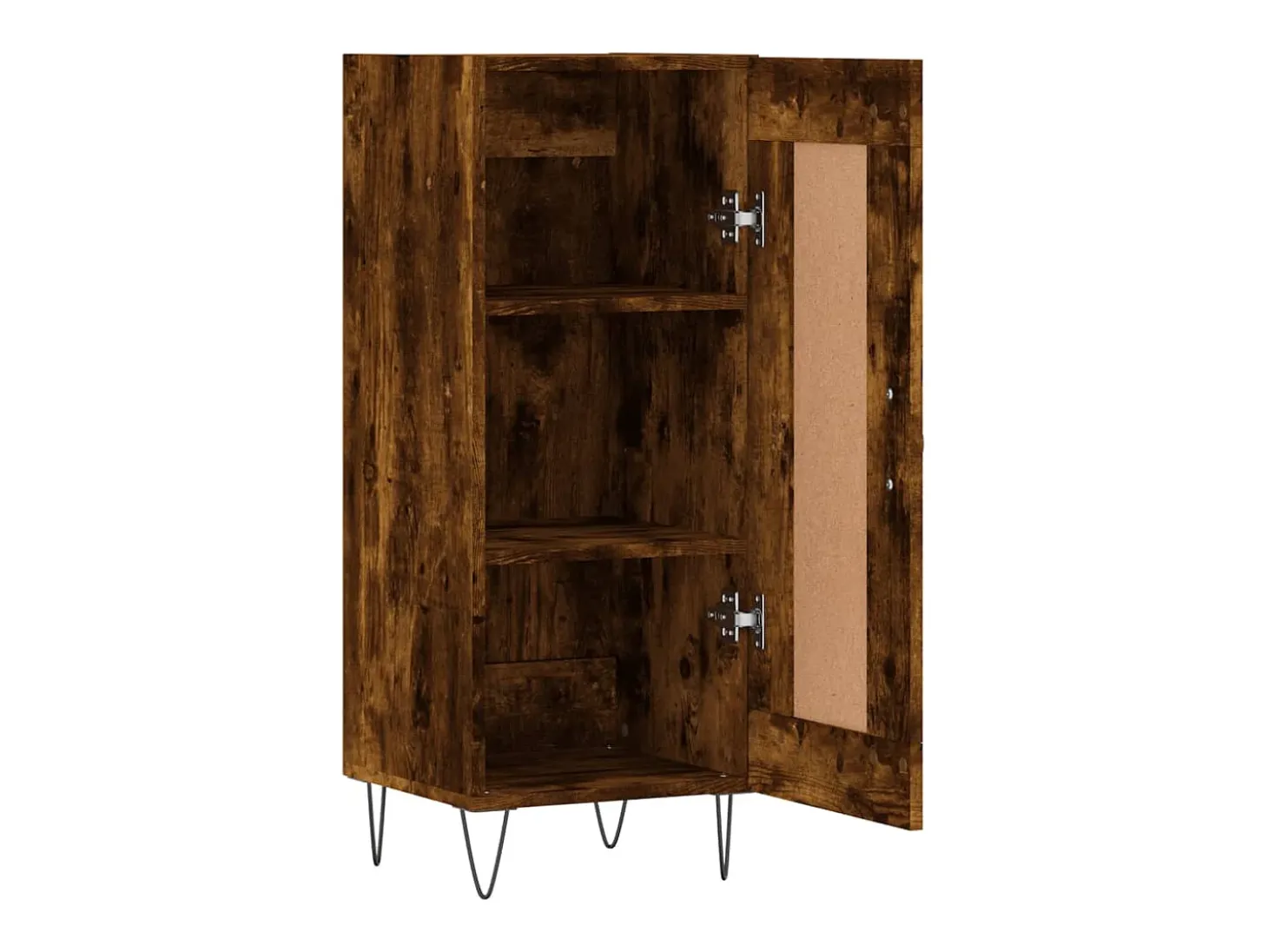 Aparador buffet cómoda mueble mueble de almacenaje organizador cocina salón salón 34,5 x 34 x 90 cm madera contrachapada marrón 02_0030886