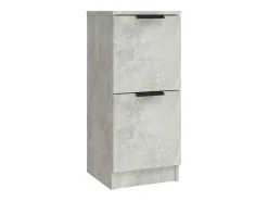 Aparador buffet cómoda mueble unidad de almacenamiento organizador cocina salón salón 3 piezas madera contrachapada gris 02_0037137