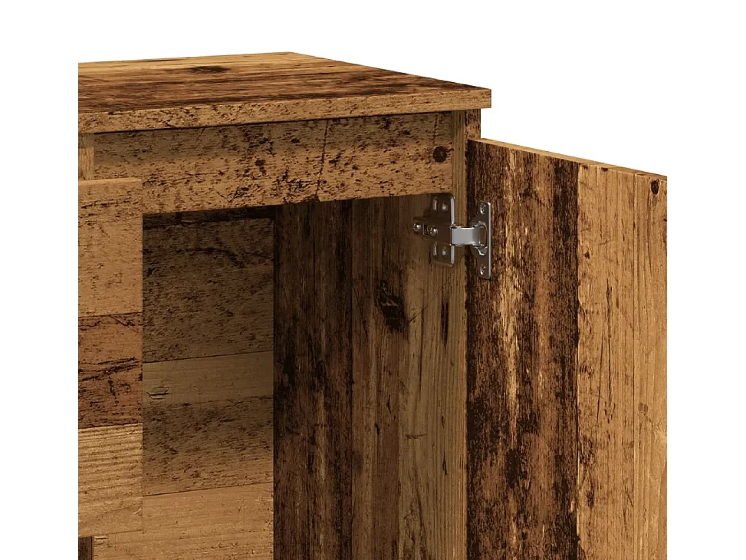 Aparador buffet cómoda mueble mueble de almacenaje organizador cocina salón salón madera vieja 102 x 35 x 70 cm madera contrachapada marrón 02_0036597