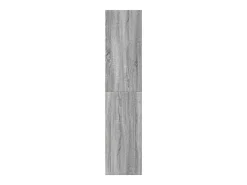Aparador buffet cómoda mueble almacenaje organizador cocina salón salón alto Sonoma 30 x 41 x 185 cm madera contrachapada gris 02_0035169