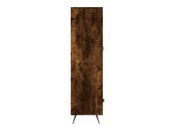 Aparador buffet cómoda mueble mueble de almacenamiento organizador cocina salón salón alto 69,5 x 31 x 115 cm madera contrachapada marrón 02_0033389
