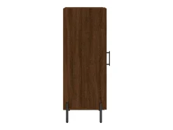 Aparador buffet cómoda mueble mueble de almacenaje organizador cocina salón salón 34,5 x 34 x 90 cm madera contrachapada marrón 02_0031208