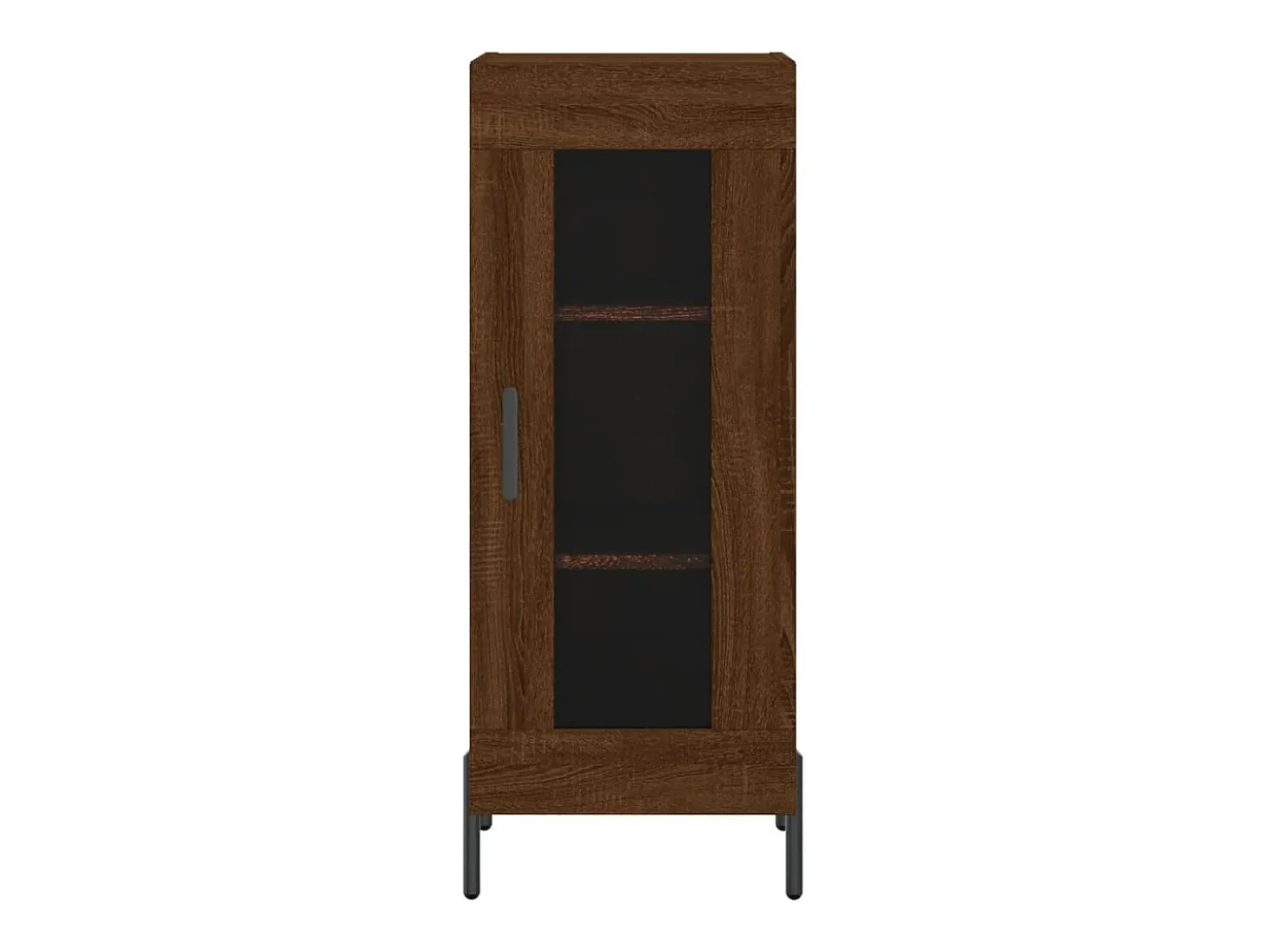 Aparador buffet cómoda mueble mueble de almacenaje organizador cocina salón salón 34,5 x 34 x 90 cm madera contrachapada marrón 02_0031208