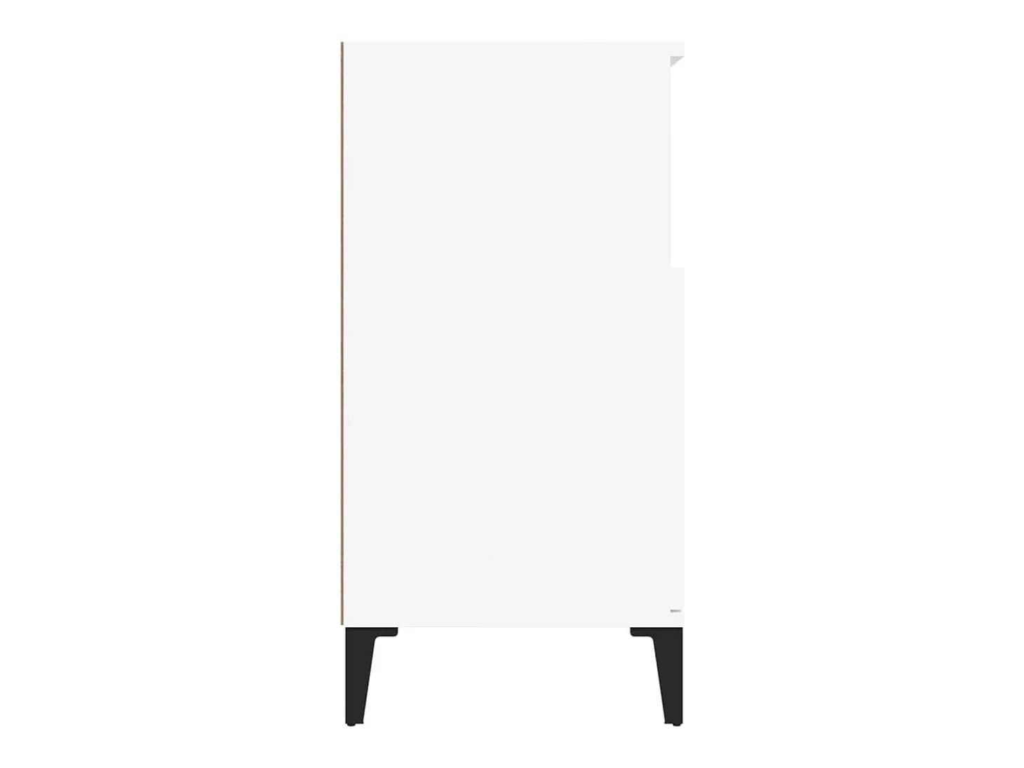 Aparador buffet cómoda mueble mueble de almacenaje organizador cocina salón salón 60 x 35 x 70 cm madera contrachapada blanco 02_0030362