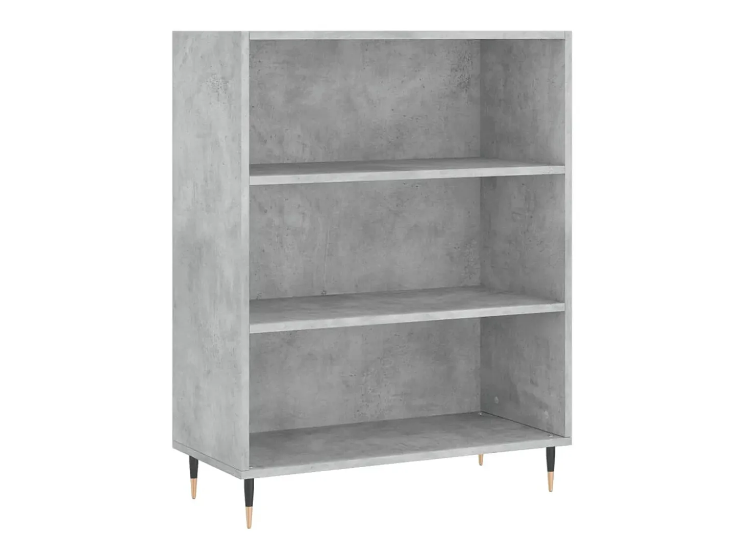 Aparador buffet cómoda mueble mueble de almacenaje organizador cocina salón salón 69,5 x 32,5 x 180 cm madera contrachapada gris 02_0032000