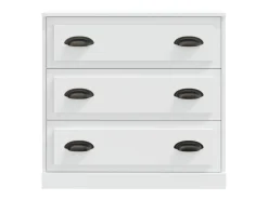 Aparador buffet cómoda mueble mueble de almacenaje organizador cocina salón salón 70 x 35,5 x 67,5 cm madera contrachapada blanco 02_0030489