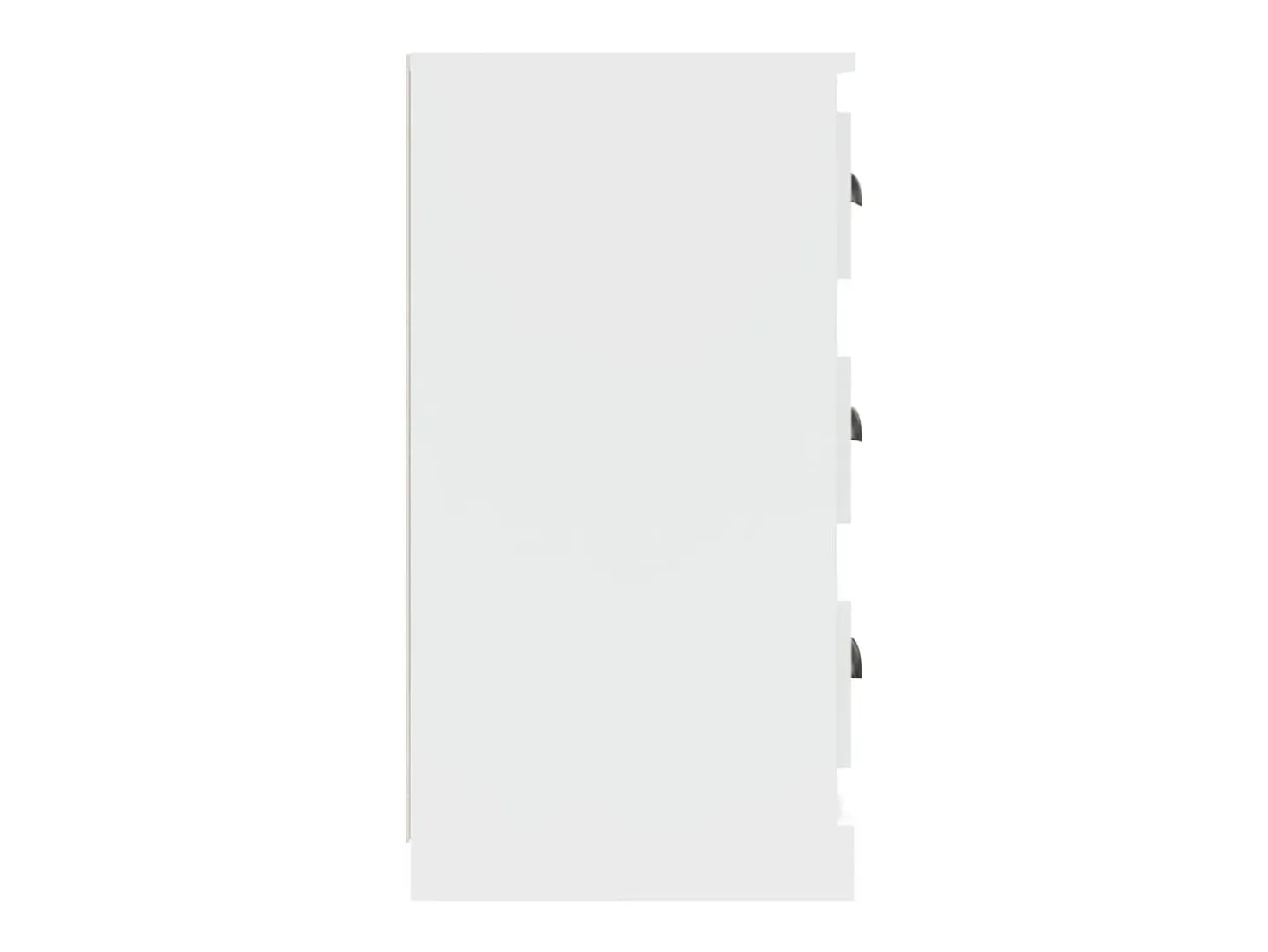 Aparador buffet cómoda mueble mueble de almacenaje organizador cocina salón salón 70 x 35,5 x 67,5 cm madera contrachapada blanco 02_0030489