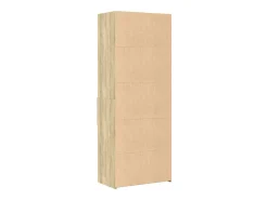 Aparador buffet cómoda mueble almacenaje organizador cocina salón salón alto Sonoma 70 x 42,5 x 185 cm madera contrachapada marrón 02_0034203