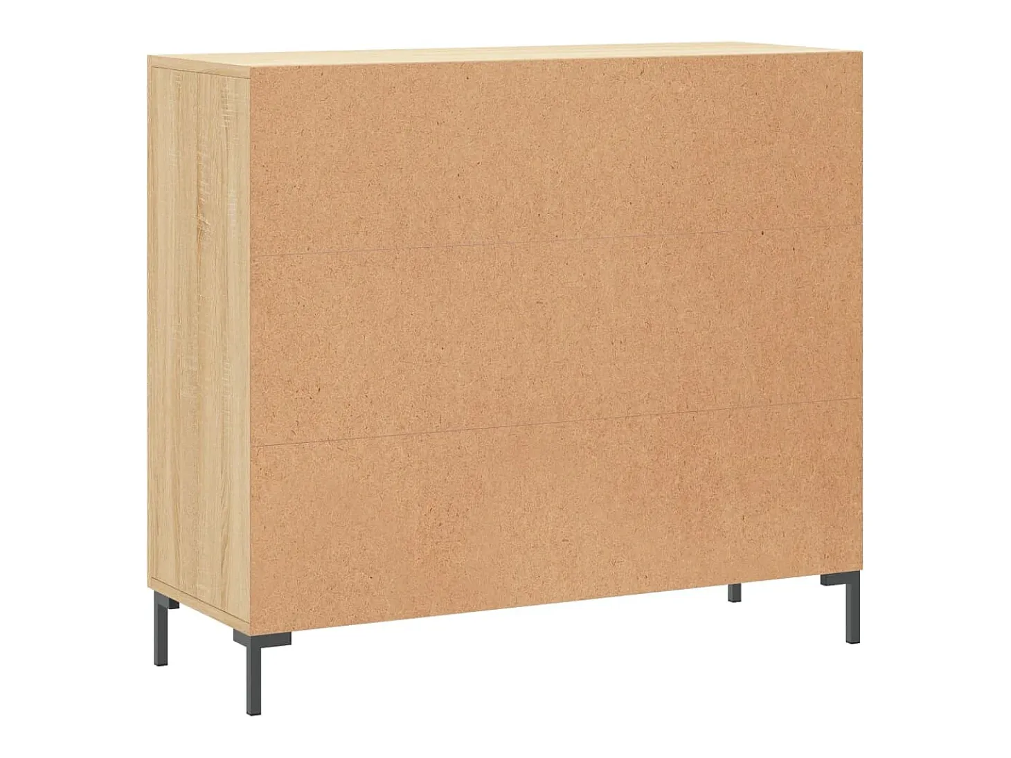Aparador buffet cómoda mueble almacenaje organizador cocina salón salón Sonoma 90 x 34 x 80 cm madera contrachapada marrón 02_0031732