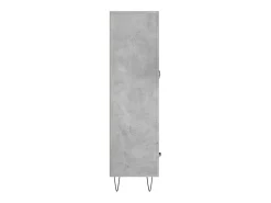 Aparador buffet cómoda mueble mueble de almacenaje organizador cocina salón salón alto 69,5 x 31 x 115 cm madera contrachapada gris 02_0034471