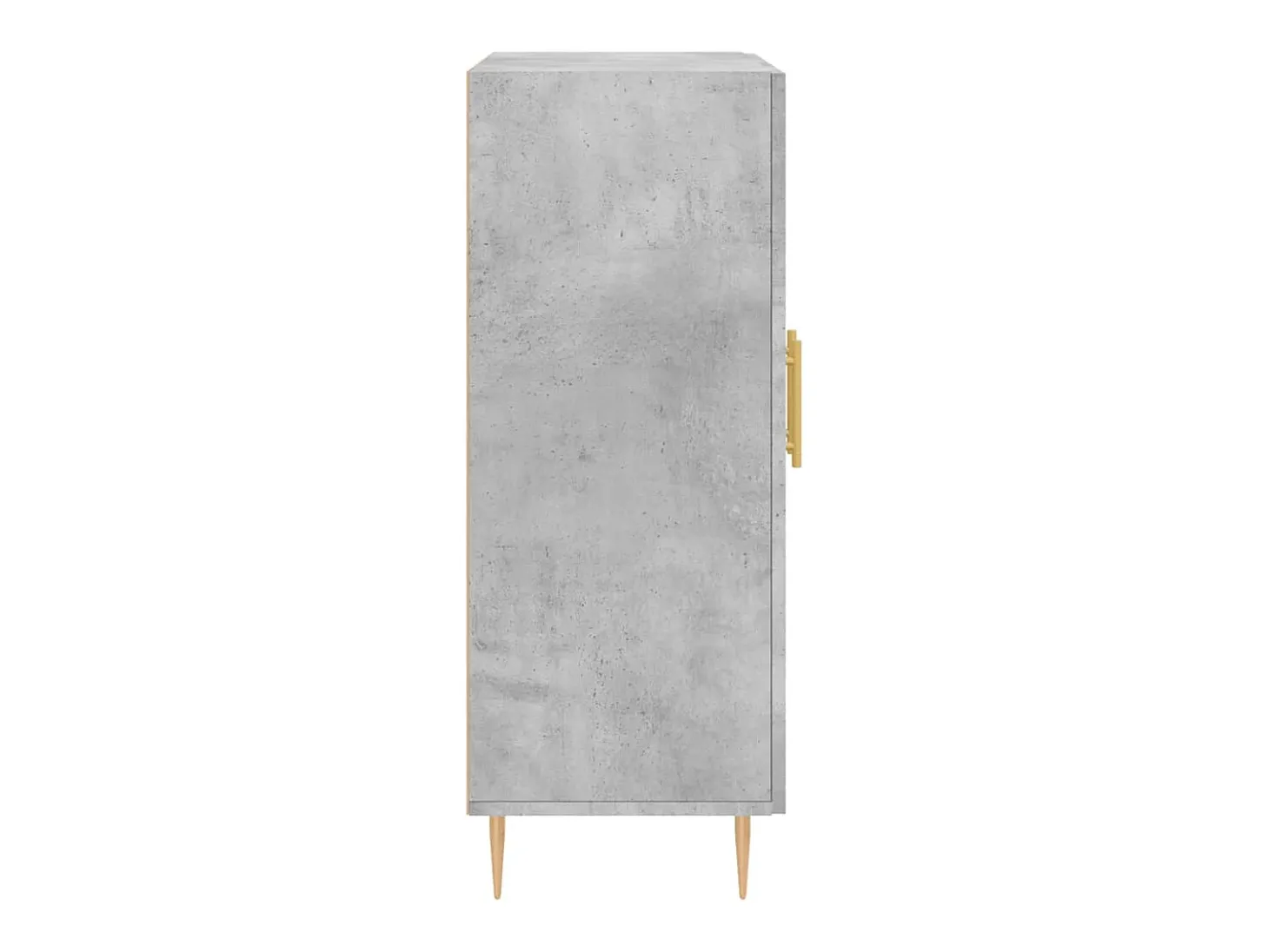 Aparador buffet cómoda mueble mueble de almacenaje organizador cocina salón salón 69,5 x 34 x 90 cm madera contrachapada gris 02_0032066