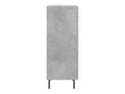 Aparador buffet cómoda mueble mueble de almacenamiento organizador cocina salón salón 34,5 x 34 x 90 cm madera contrachapada gris 02_0031897