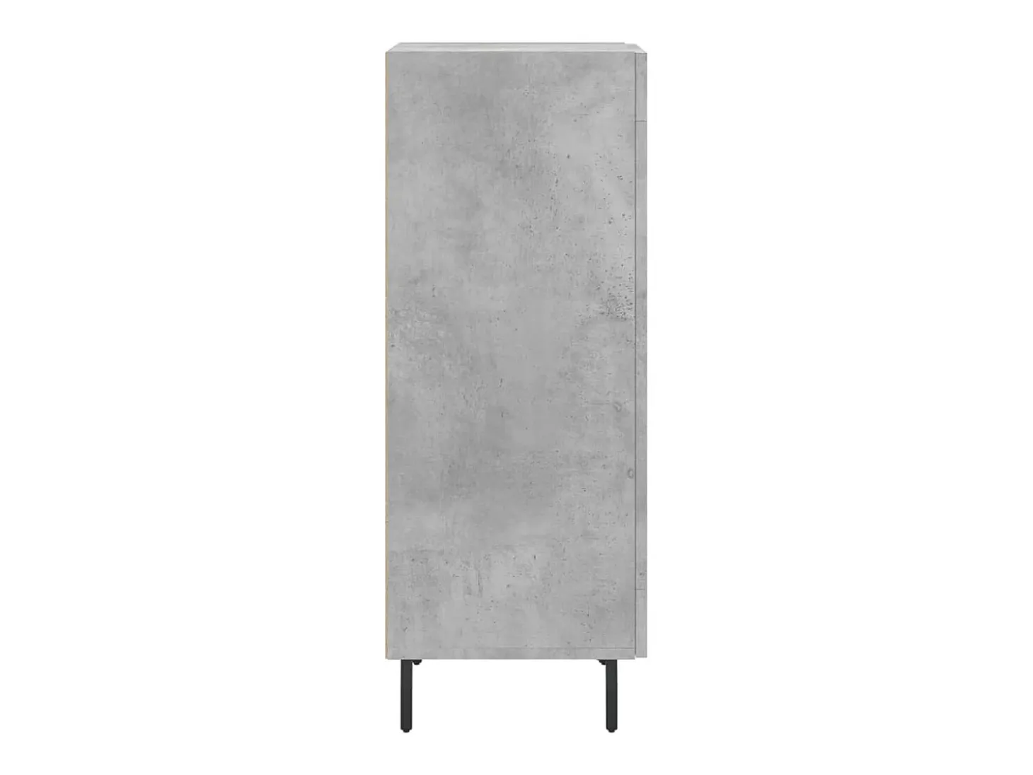 Aparador buffet cómoda mueble mueble de almacenamiento organizador cocina salón salón 34,5 x 34 x 90 cm madera contrachapada gris 02_0031897