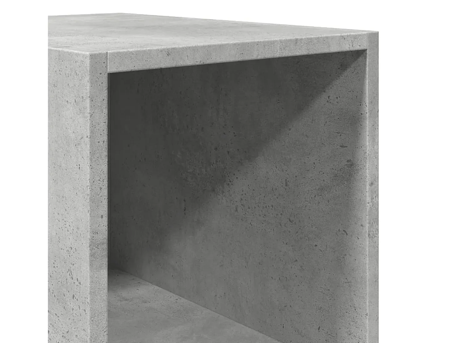 Aparador buffet cómoda mueble mueble de almacenamiento organizador cocina salón salón alto 30 x 41 x 185 cm madera contrachapada gris 02_0034234