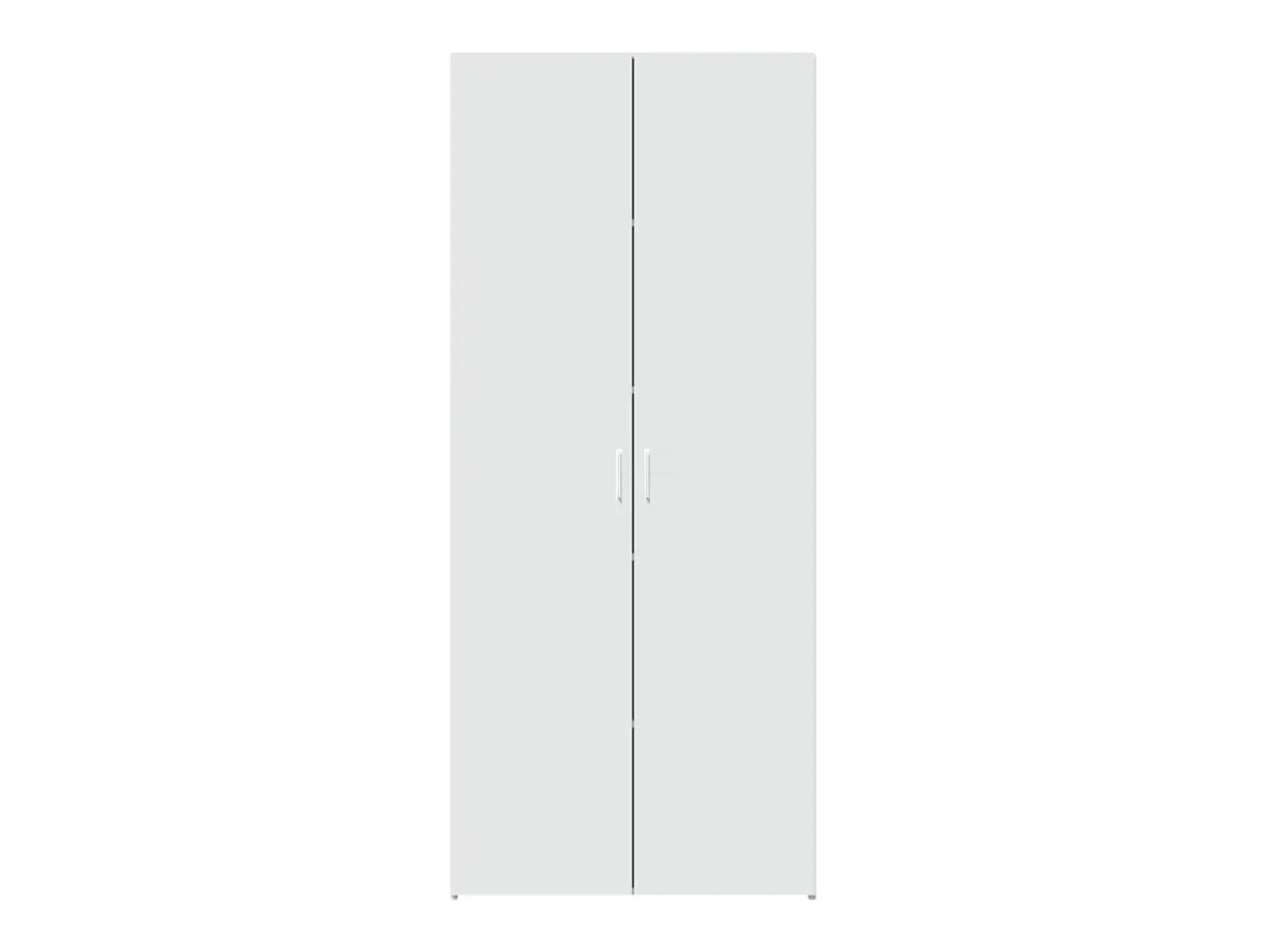 Aparador buffet cómoda mueble mueble de almacenaje organizador cocina salón salón alto 80 x 42,5 x 185 cm madera contrachapada blanco 02_0032774