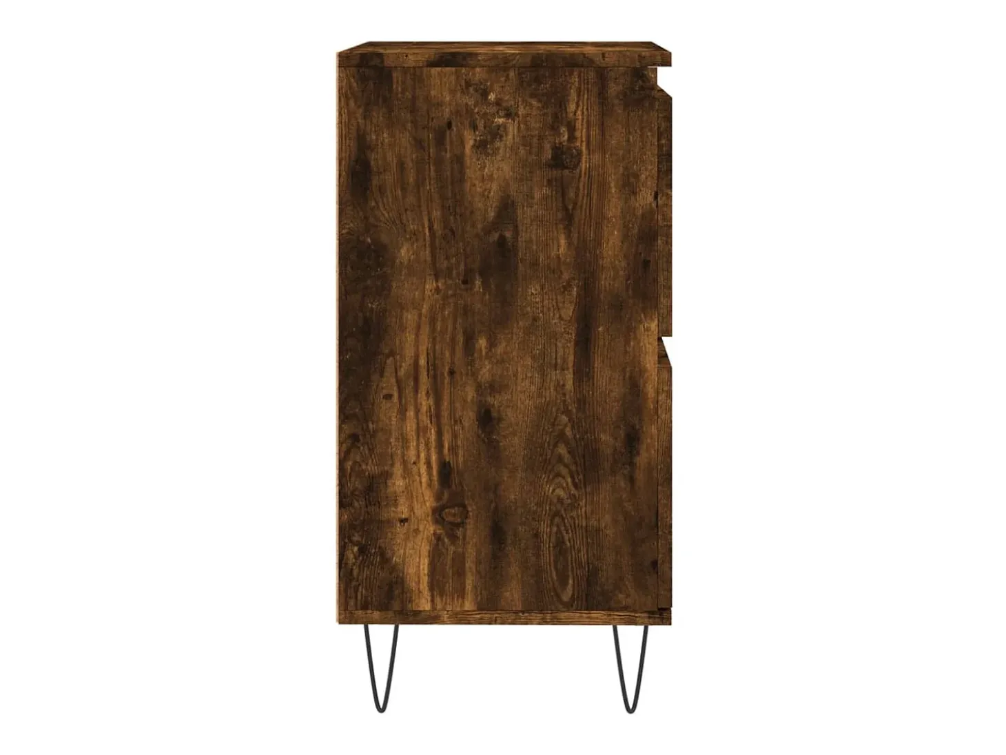 Aparador buffet cómoda mueble almacenaje organizador cocina salón salón juego de 2 madera contrachapada marrón 02_0036760