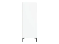 Aparador buffet cómoda mueble mueble de almacenaje organizador cocina salón salón 34,5 x 32,5 x 90 cm madera contrachapada blanco 02_0030236