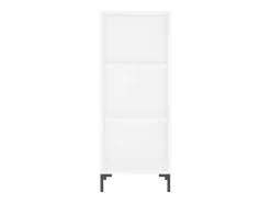Aparador buffet cómoda mueble mueble de almacenaje organizador cocina salón salón 34,5 x 32,5 x 90 cm madera contrachapada blanco 02_0030236