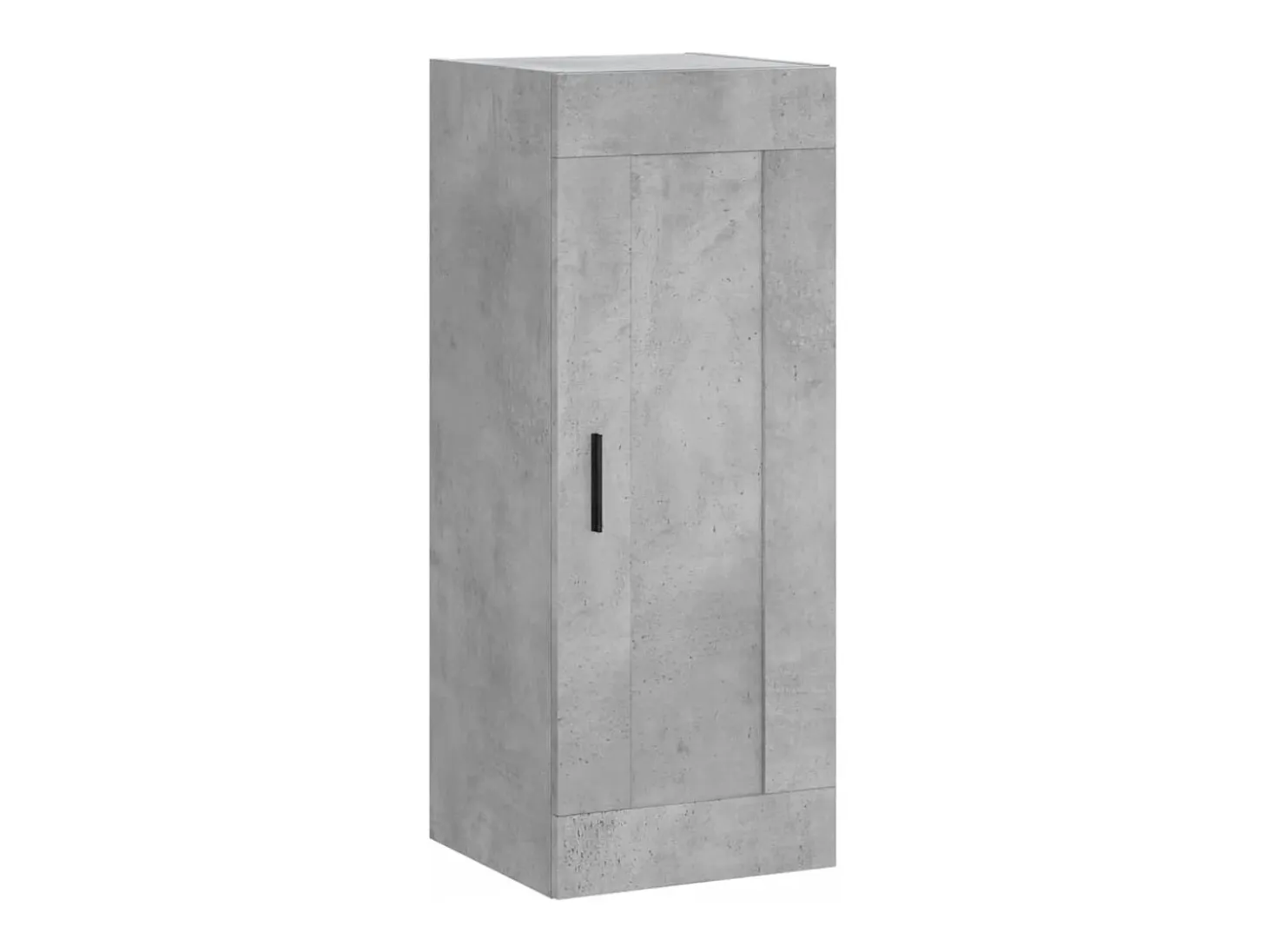 Aparador buffet cómoda mueble mueble de almacenamiento organizador cocina salón salón alto 34,5 x 34 x 180 cm madera contrachapada gris 02_0034340