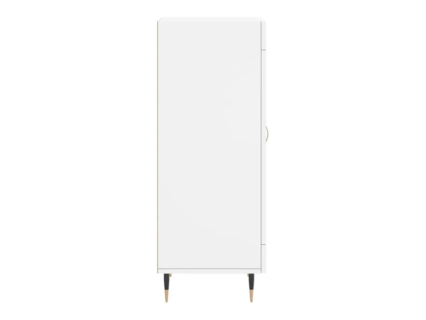 Aparador buffet cómoda mueble mueble de almacenaje organizador cocina salón salón 34,5 x 34 x 90 cm madera contrachapada blanco 02_0030244