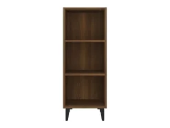 Aparador buffet cómoda mueble mueble de almacenaje organizador cocina salón salón 34,5 x 32,5 x 90 cm madera contrachapada marrón 02_0031188