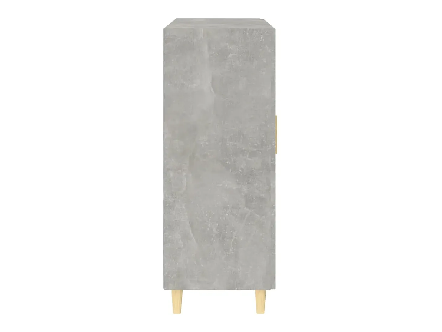 Aparador buffet cómoda mueble mueble de almacenaje organizador cocina salón salón 69,5 x 34 x 90 cm madera contrachapada gris 02_0032038