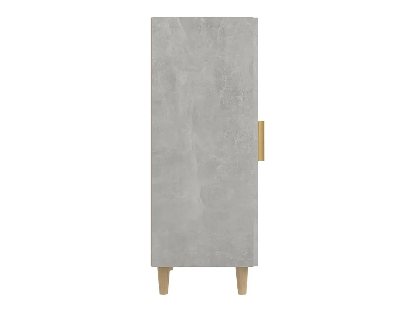 Aparador buffet cómoda mueble mueble de almacenaje organizador cocina salón salón 34,5 x 34 x 90 cm madera contrachapada gris 02_0031898