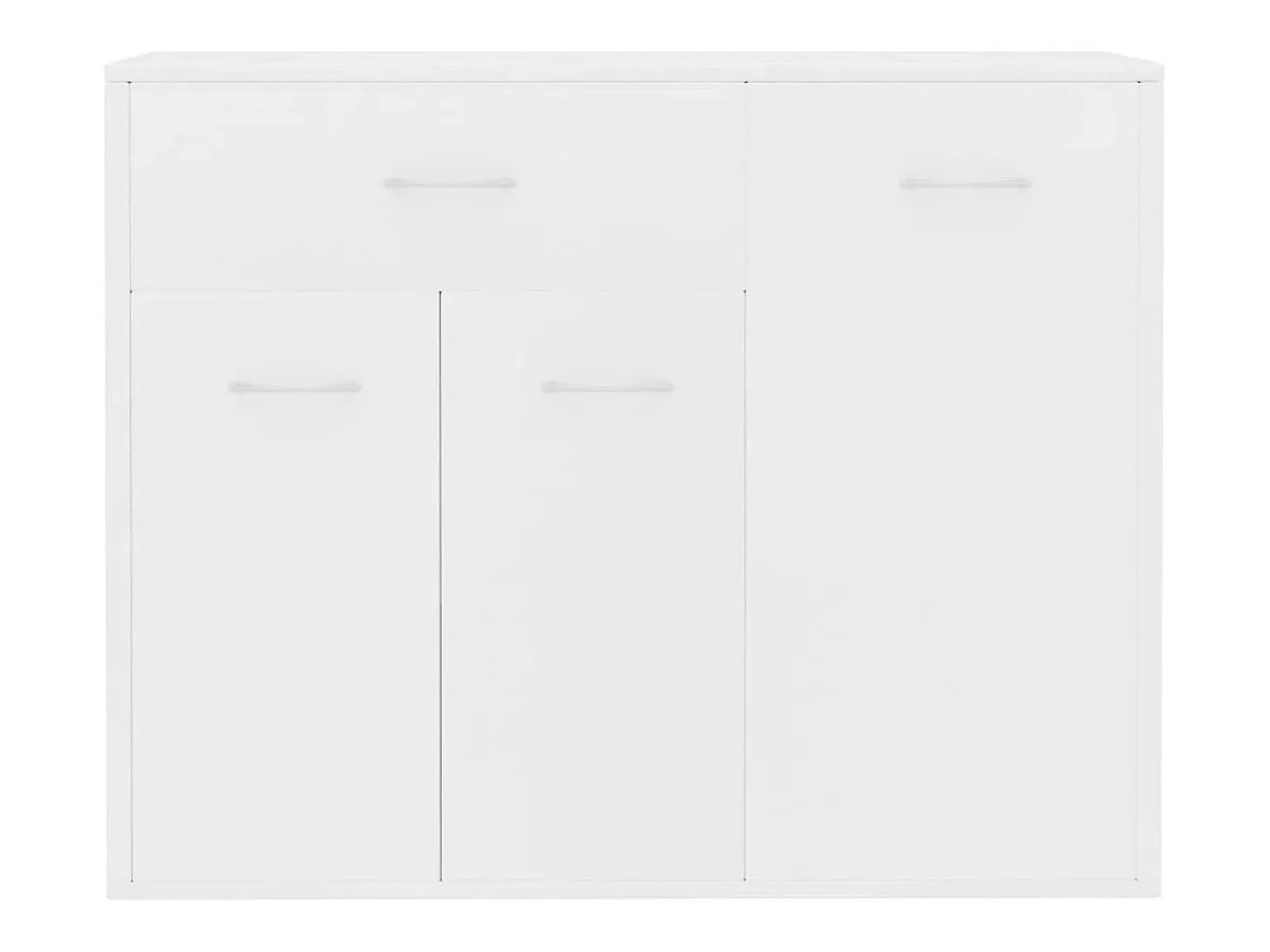 Aparador buffet cómoda mueble almacenaje organizador cocina salón salón 88 x 30 x 70 cm madera contrachapada blanco 02_0030525