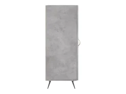 Aparador buffet cómoda mueble mueble de almacenamiento organizador cocina salón salón 34,5 x 34 x 90 cm madera contrachapada gris 02_0031921