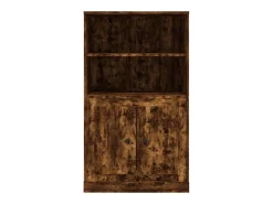 Aparador buffet cómoda mueble mueble de almacenaje organizador cocina salón salón alto 60 x 35,5 x 103,5 cm madera contrachapada marrón 02_0033373