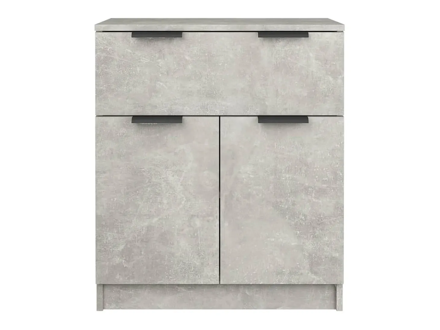 Aparador buffet cómoda mueble mueble de almacenamiento organizador cocina salón salón 60 x 30 x 70 cm madera contrachapada gris 02_0031953