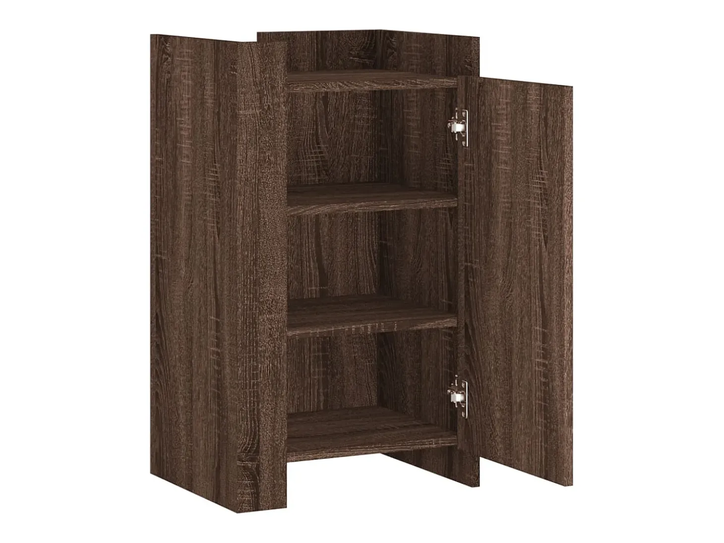 Aparador buffet cómoda mueble almacenaje organizador cocina salón salón 45 x 35 x 75 cm madera contrachapada marrón 02_0031261