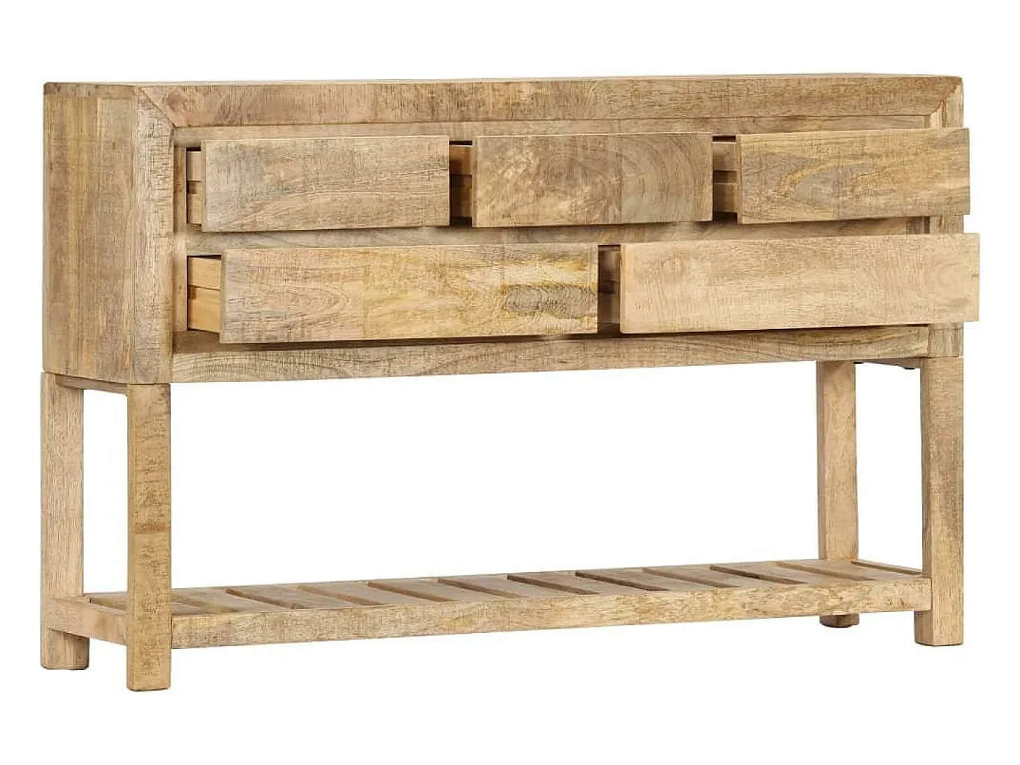 Aparador buffet mueble consola mueble de almacenaje 120 cm madera maciza de mango 4402254