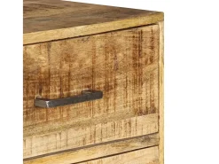 Aparador buffet mueble consola cómoda con almacenamiento 106 cm madera maciza de mango 4402089