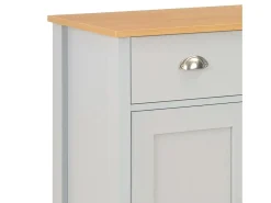 Aparador buffet mueble consola gris unidad de almacenamiento 79 cm 4402263