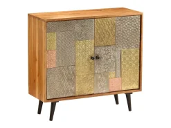 Aparador buffet mueble consola mueble de almacenamiento 80 cm madera maciza de acacia 4402249