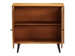 Aparador buffet mueble consola mueble de almacenamiento 80 cm madera maciza de acacia 4402249