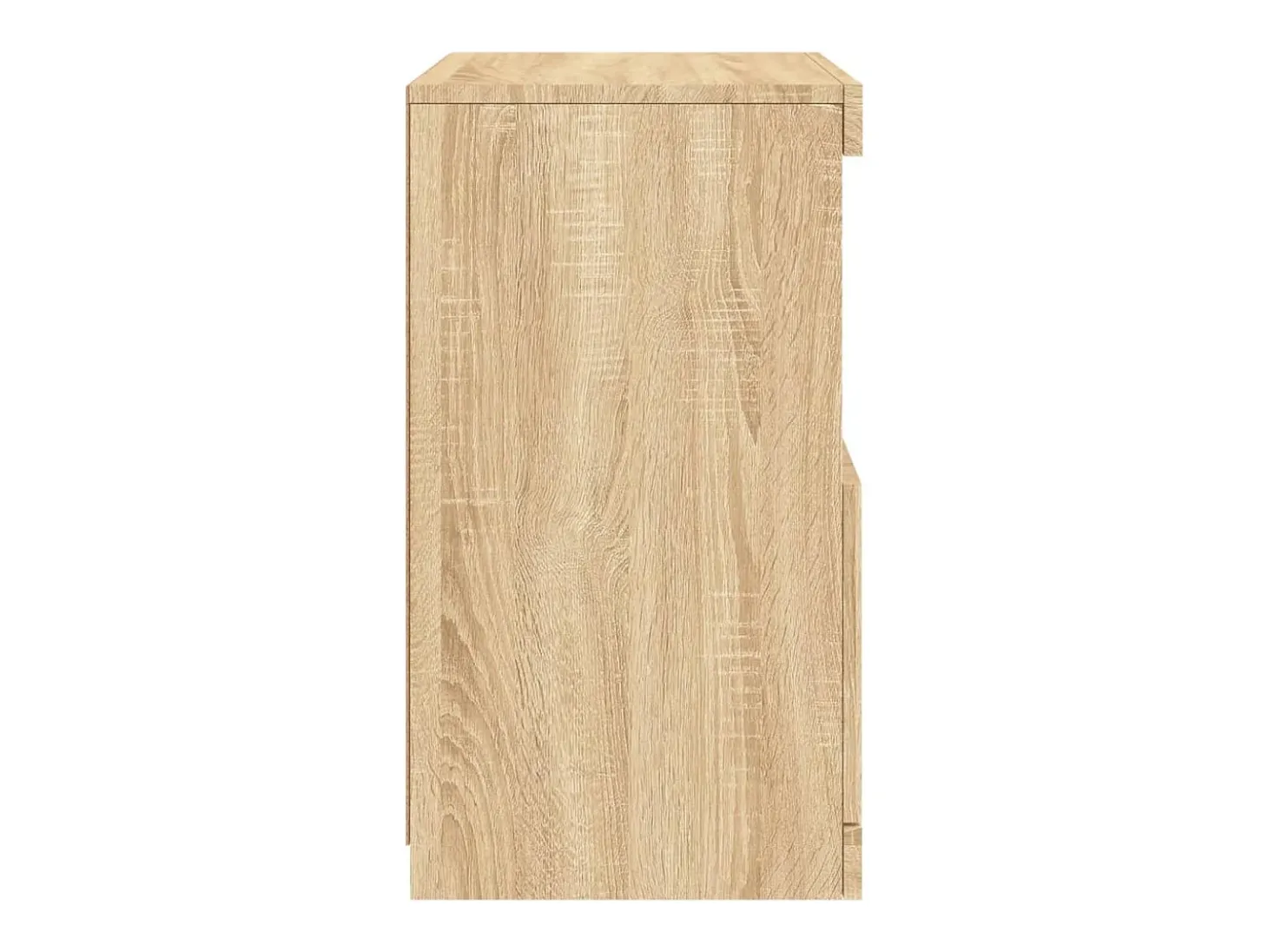 Aparador cómoda cómoda armario mueble organizador cocina salón salón con luces LED sonoma 41 x 37 x 67 cm marrón 02_0029961