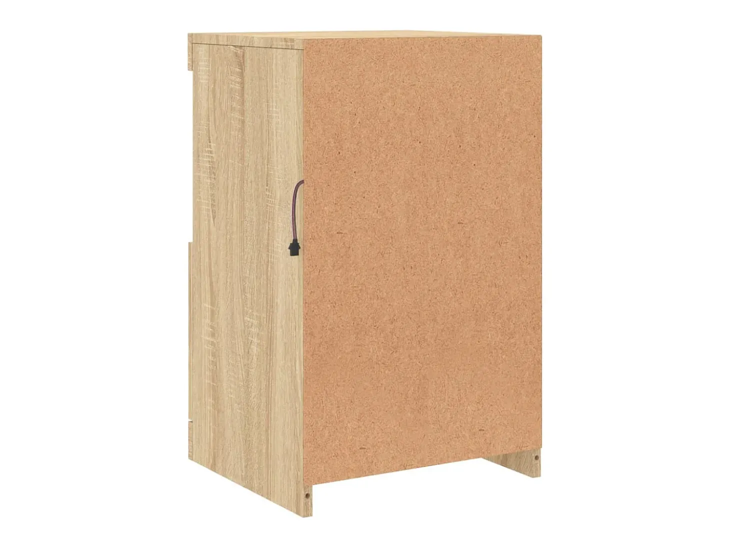 Aparador cómoda cómoda armario mueble organizador cocina salón salón con luces LED sonoma 41 x 37 x 67 cm marrón 02_0029961