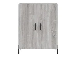 Aparador cómoda cómoda armario mueble organizador cocina salón salón Sonoma 69,5 x 34 x 90 cm madera contrachapada gris 02_0036497