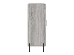 Aparador cómoda cómoda armario mueble organizador cocina salón salón Sonoma 69,5 x 34 x 90 cm madera contrachapada gris 02_0036497