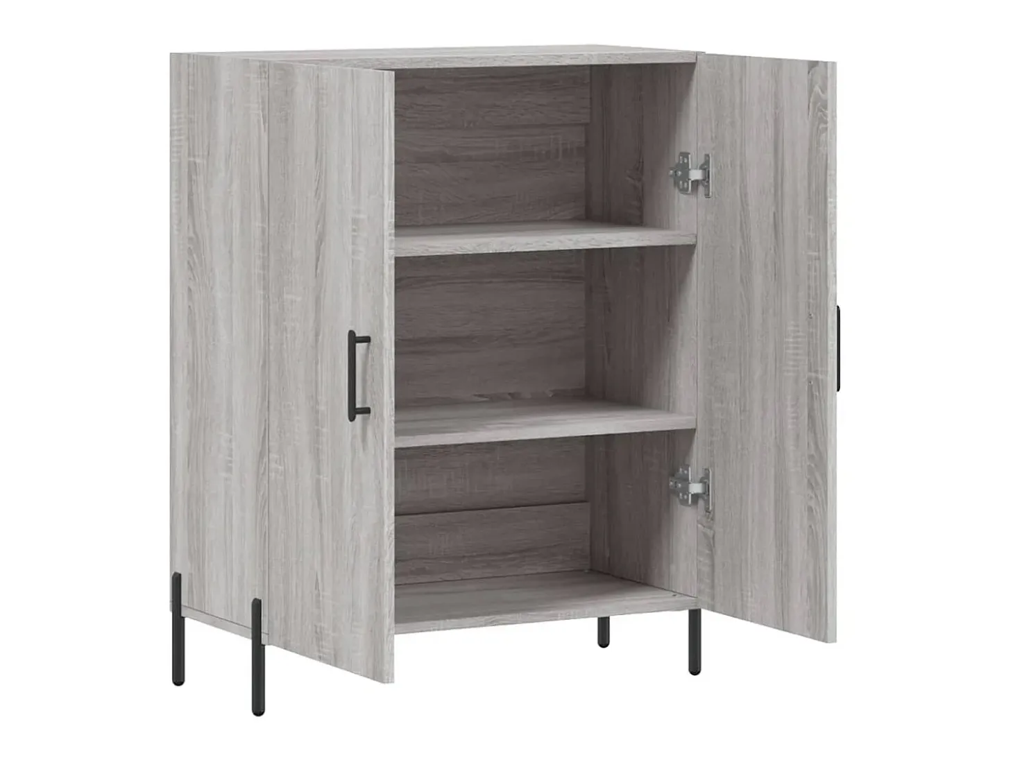 Aparador cómoda cómoda armario mueble organizador cocina salón salón Sonoma 69,5 x 34 x 90 cm madera contrachapada gris 02_0036497