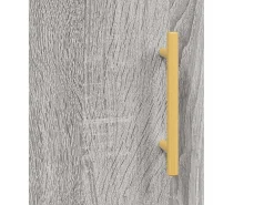 Aparador cómoda cómoda armario unidad de almacenamiento organizador cocina salón salonsonoma 100 x 36 x 60 cm madera contrachapada gris 02_0036255