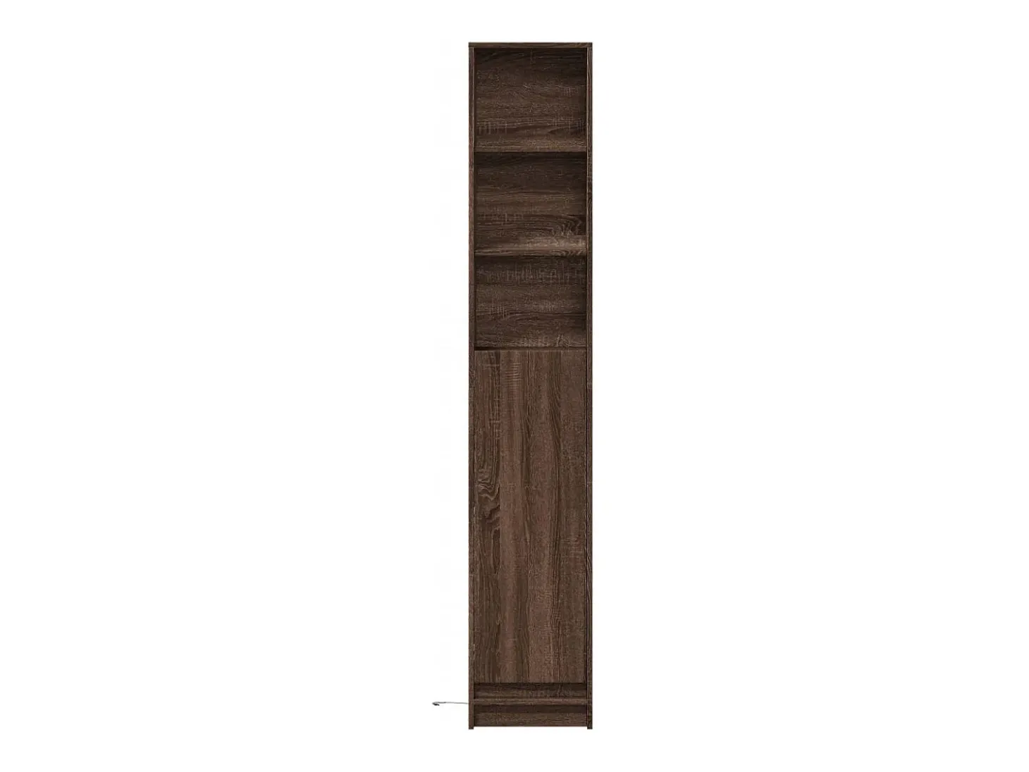Aparador cómoda cómoda armario mueble organizador cocina salón salón con LED 36 x 32,5 x 200 cm madera contrachapada marrón 02_0029785