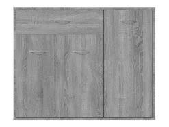 Aparador cómoda cómoda armario unidad de almacenamiento organizador cocina salón salonsonoma 88 x 30 x 70 cm madera contrachapada gris 02_0036543